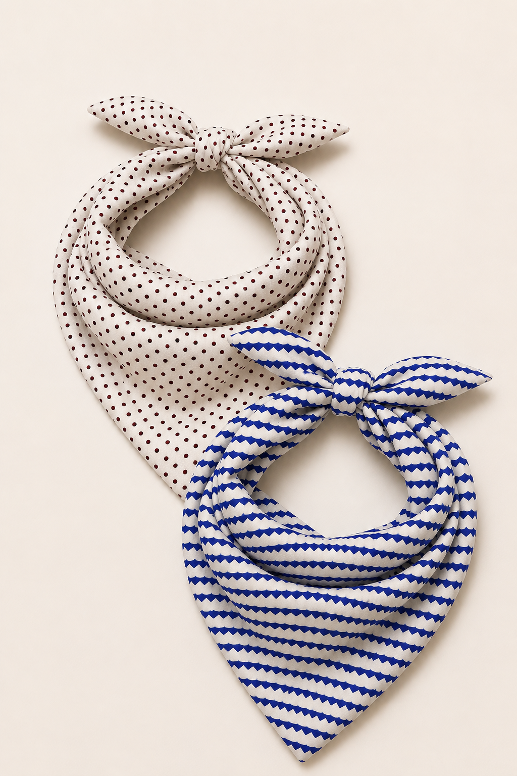 Polka Dot & Blue ( Set OF 2 )
